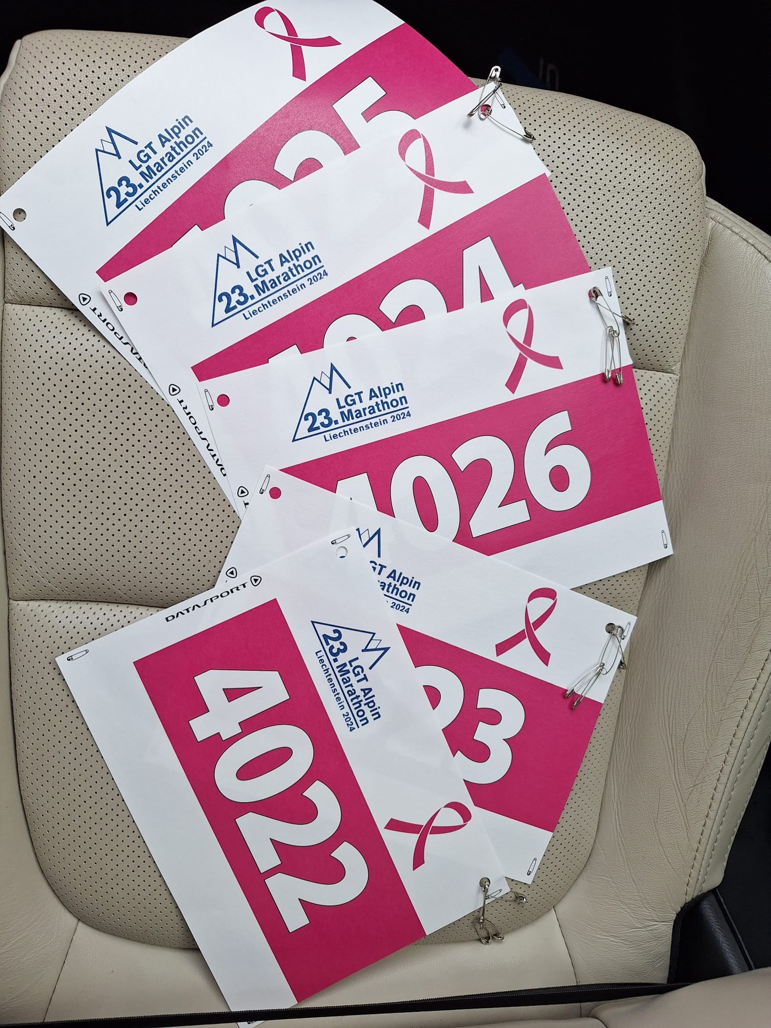 Schöne Startnummern